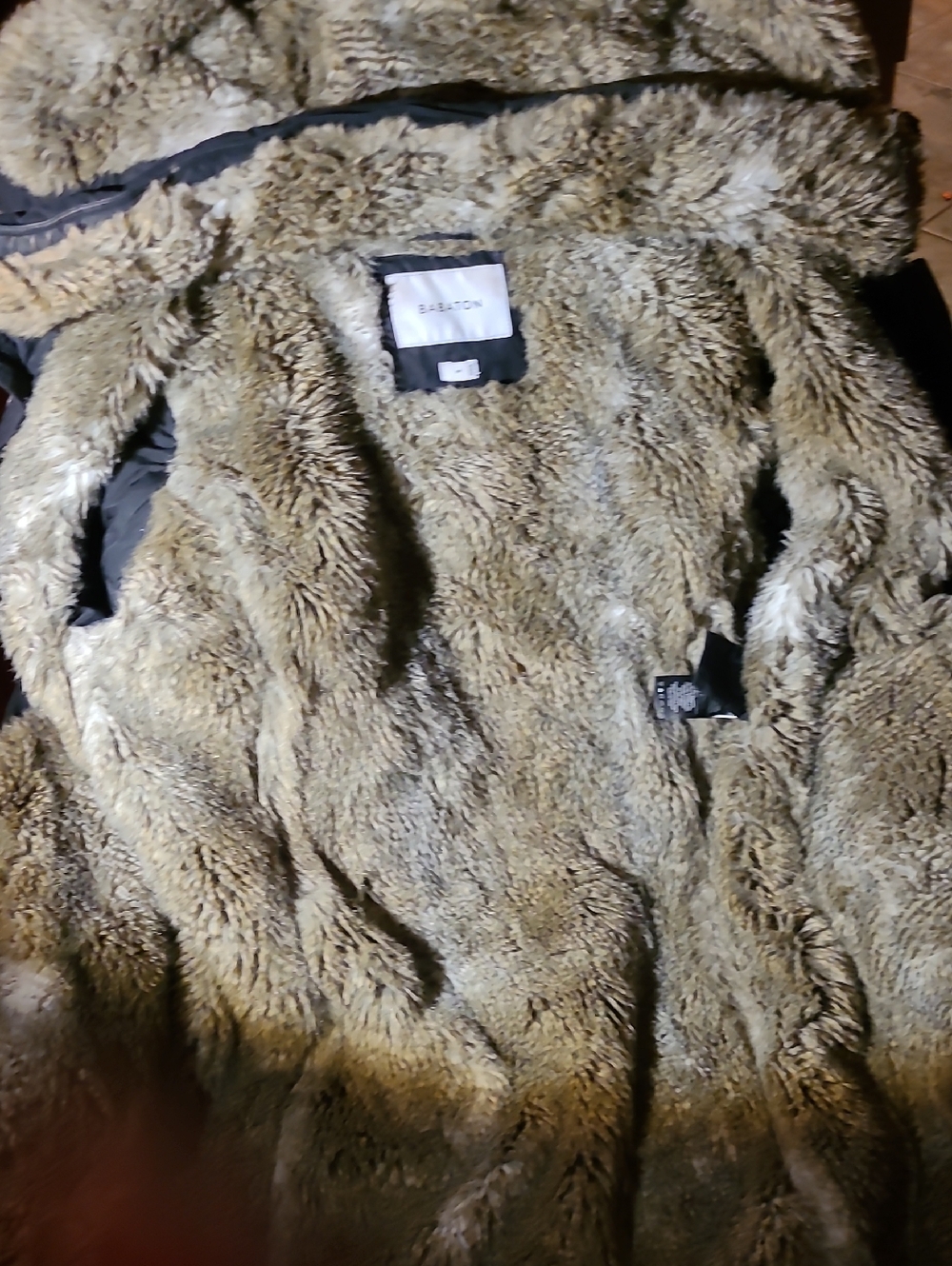 Barbour Brown-Tan Faux Fur Lined Jacket